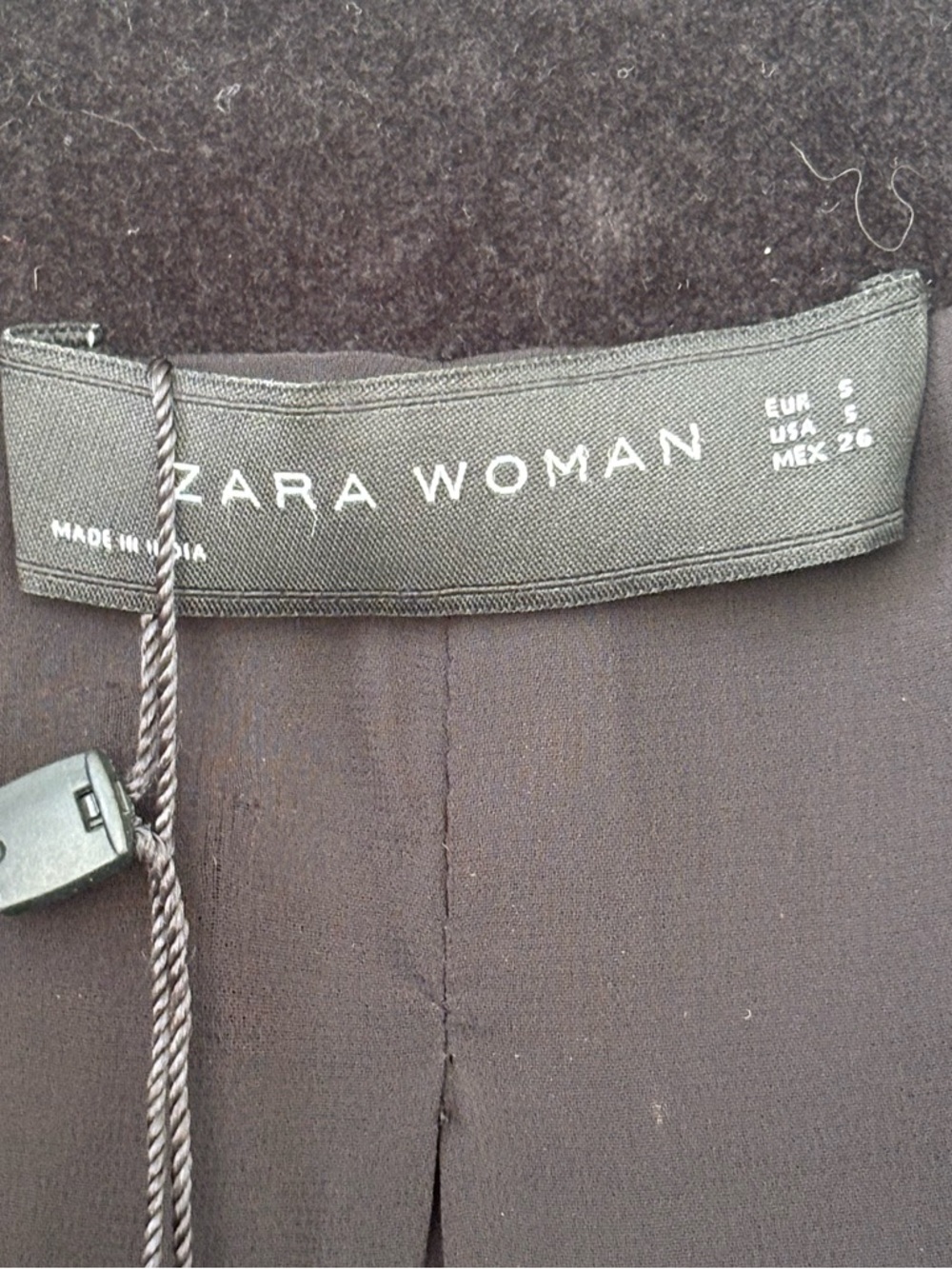 Zara Pearl Rhinestone Black Velvet Encrusted Moto Jacket Small - Picture 9 of 10